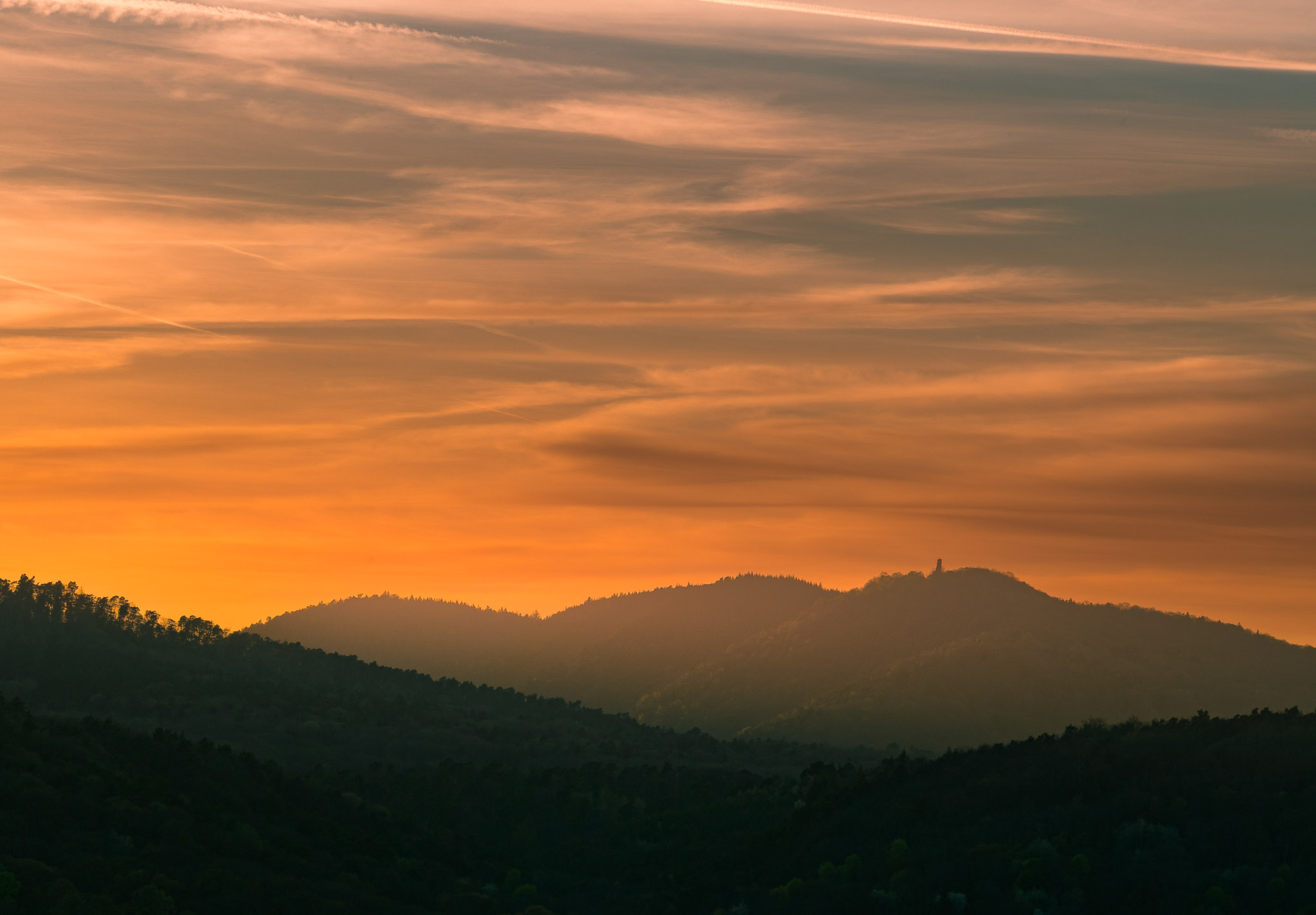 Photographie de paysage minimaliste et intemporelle dans la région Alsace