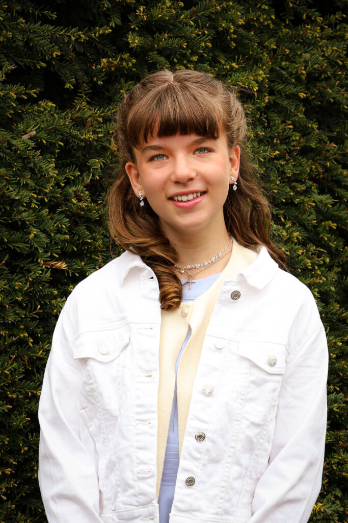 Portrait photo de communion dans la région de Haguenau
