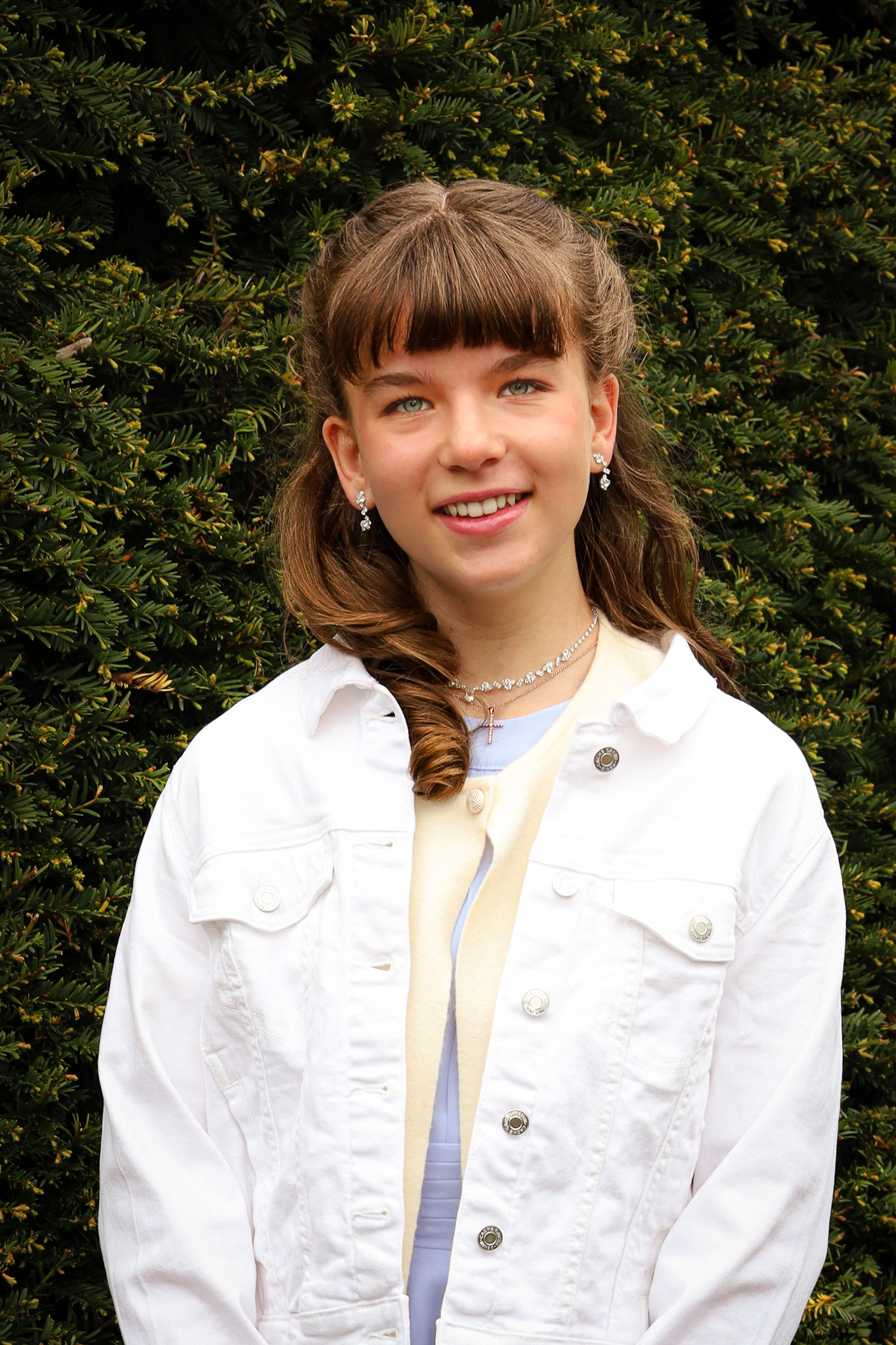 Portrait photo de communion dans la région de Haguenau